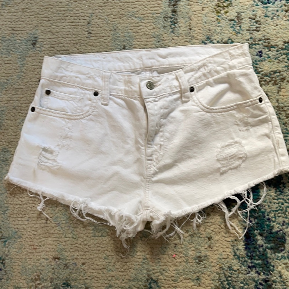 Denim shorts
